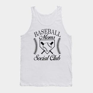 Baseball Mom Social Club Mother's Day Tank Top